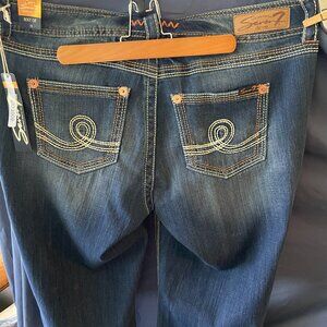Seven 7 Luxe Bootcut Women's Jeans, Size 16